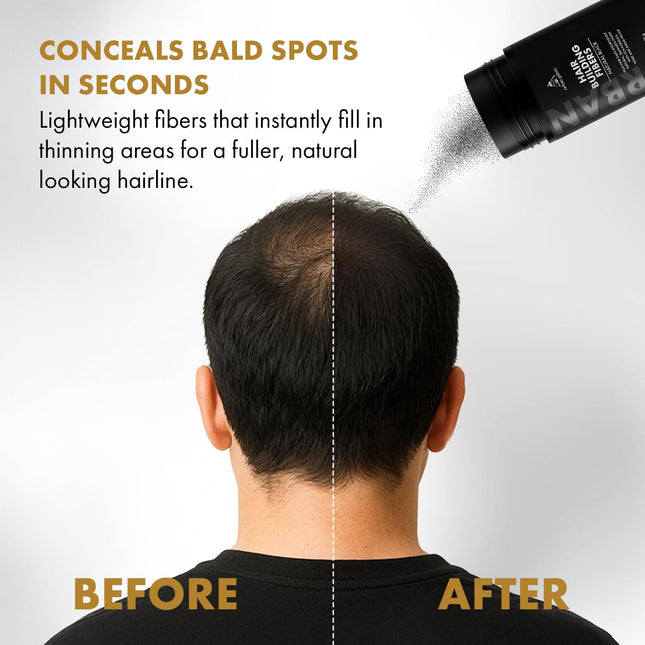 UrbanGabru Hair Building Fibers – Natural Black-12g