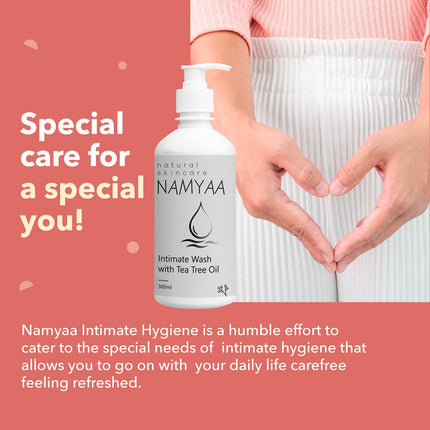 Namyaa Natural Intimate Wash With Tea Tree Oil -300ml