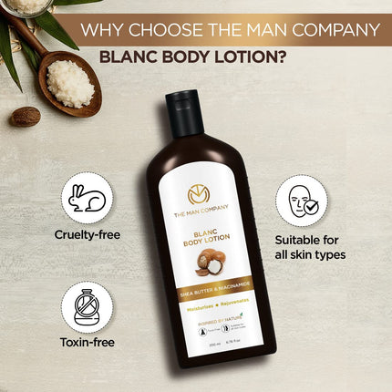 The Man Company Blanc Body Lotion-200ml