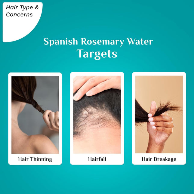 Pilgrim Spanish Rosemary Water Spray With Biotin for Hair Growth 100ml