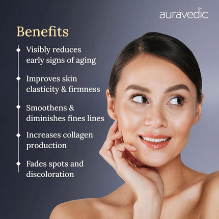 Auravedic Kumkumadi Oil Retinol Night Cream For Face - Night Cream-50g