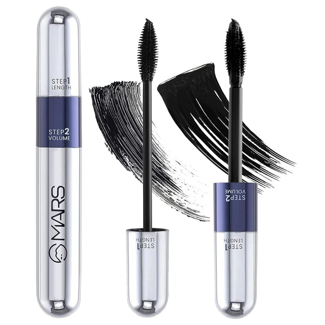 MARS Double Trouble Volumizing and Lengthening Mascara -Black-15ml
