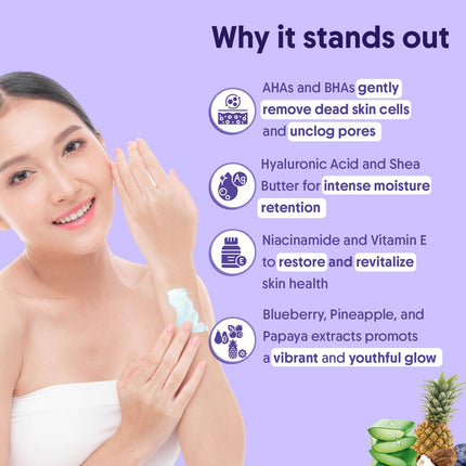 Aravi Organic 10% AHA + 1% BHA Body Lotion-200 ml