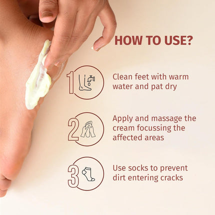 vilvah STORE Foot Cream | For Dry And Cracked Feet-100ML
