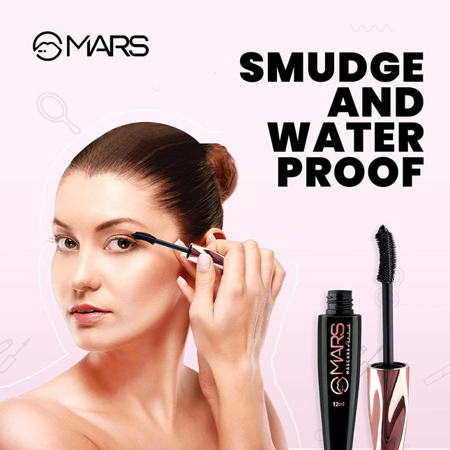 MARS Fabulash Volumizing Mascara Black Color (12ml)