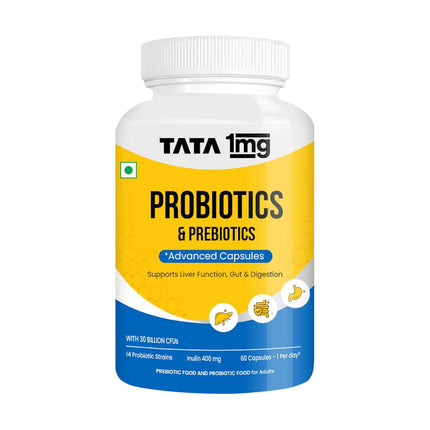 Tata 1mg Probiotics 30 Billion CFUs+ 60 Capsules