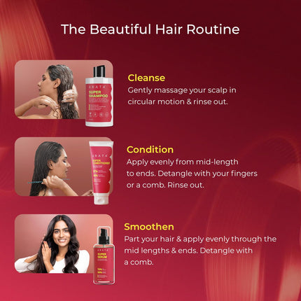 Arata Super Shampoo (300ml) Prevents Hair Loss For Women & Men