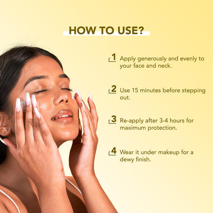 BELLAVITA Water based Hydrating Sunscreen, SPF 50, Lightweight PA+++ 50ML