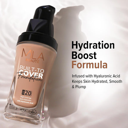 Mila Beauté Built to Cover Liquid Foundation -30ml
