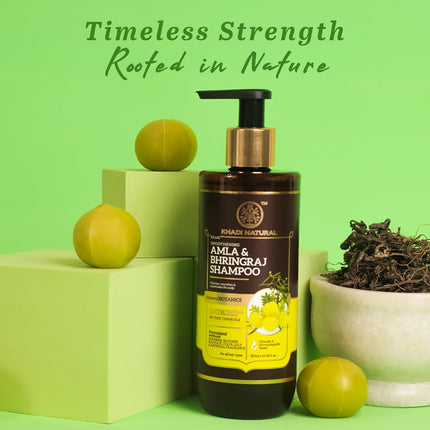 Khadi Natural Amla & Bhringraj Shampoo - 310ml