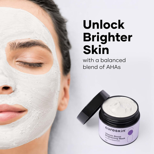 Cureskin Vitamin Boost D Tan Face Mask-50g