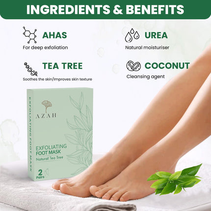 Azah Foot Mask Peeling Feet Mask [Pair of 2]