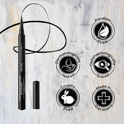 FACESCANADA Ultime Pro A Matte Made In Heaven Liquid Ink Liner 1.2 Ml (Black)
