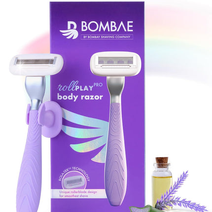 Bombae Rollplay Glow Body Razor with roller