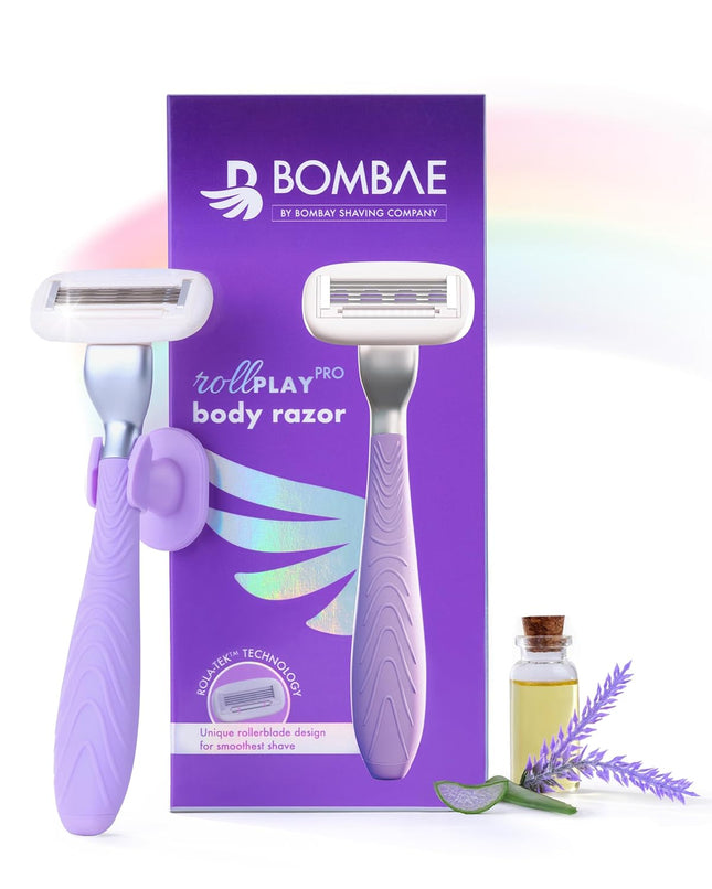 Bombae Rollplay Glow Body Razor with roller