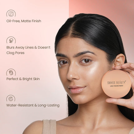 Swiss Beauty Ultra Fine Loose Finish Powder Banana Powder-8gm