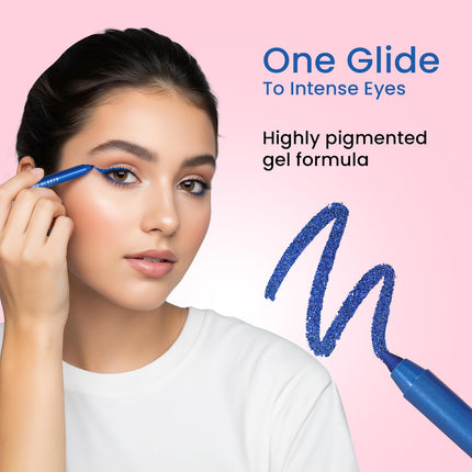 Swiss Beauty Intense Gel Kajal with Sharpener-1.2g