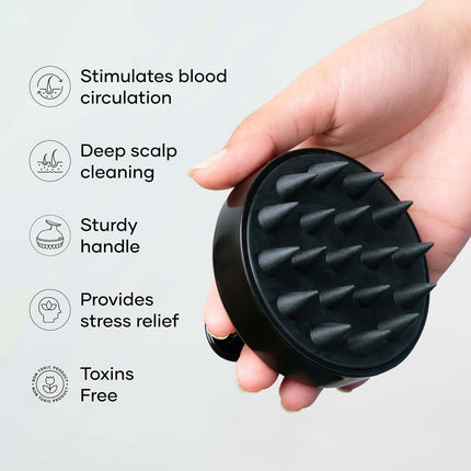 Cureskin Head Massager with Medical-Grade Silicone Bristles