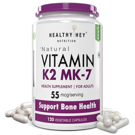 Healthy Hey Nutrition Vitamin K2 - 120 Capsules
