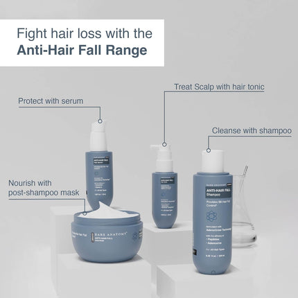 Bare Anatomy Hair Fall Control Shampoo Adenosine & Peptides 250ml (Pack of 2)