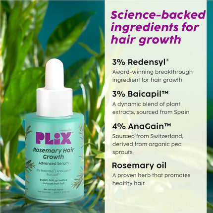 PLIX - THE PLANT FIX Fix Rosemary Advanced Anti Hair Fall Shampoo & Serum -440G