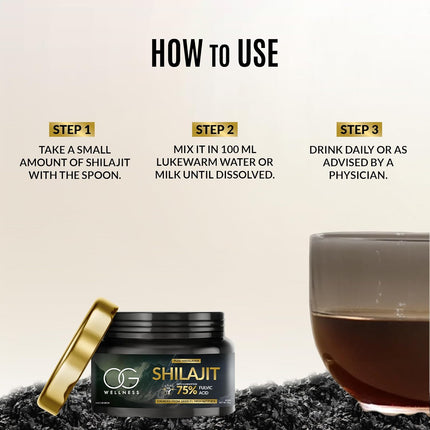 OG BEAUTY Wellness Himalayan Shilajit Resin - 20g