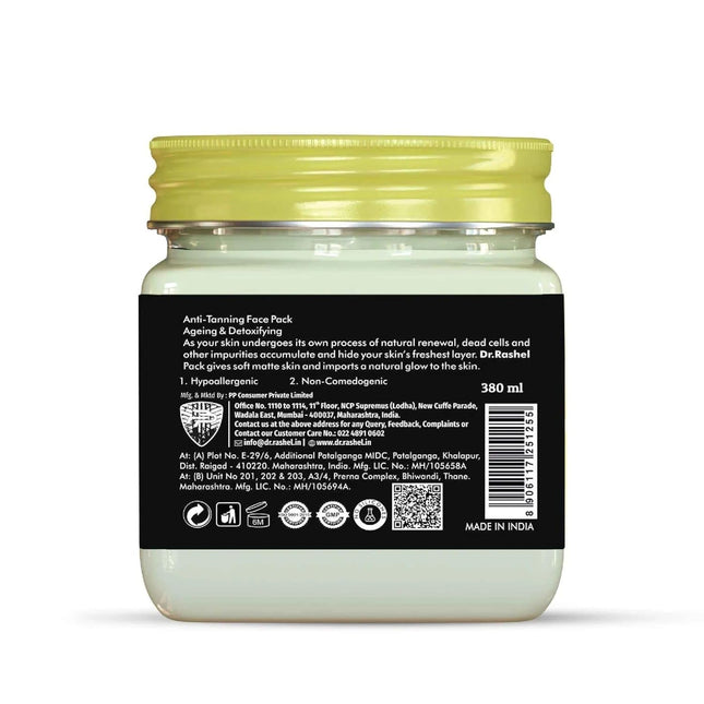 DR.RASHEL De-Tan Face Pack Face & Body (380 Ml)