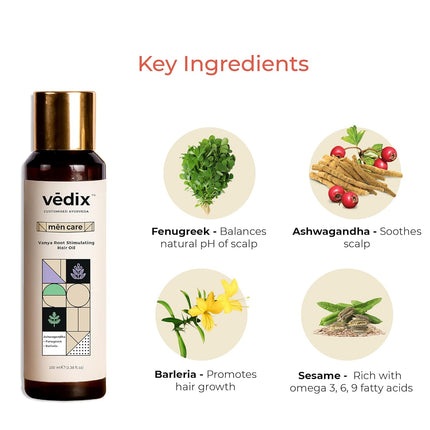 Vedix Customized Ayurvedic Hair oil -100ml