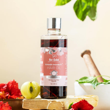 Nat Habit Hibiscus Amla Hair Oil -200ml