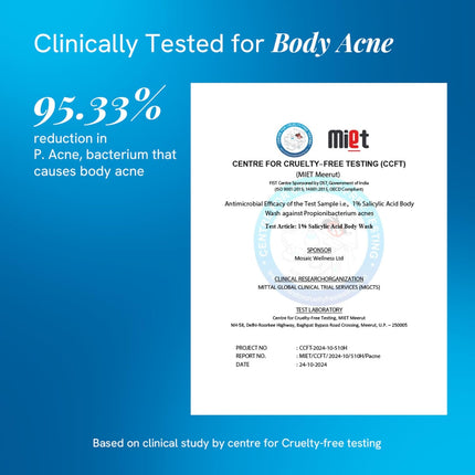 Be Bodywise 1% Salicylic Acid Body Wash 700ml