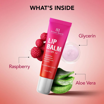Botanic Hearth Raspberry SPF Lip Balm for Women & Men -10g