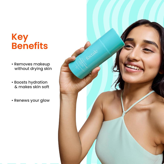 Foxtale Gentle Hydrating Face Wash with Hyaluronic Acid, Vitamin B5 All Skin Types | 100 ml