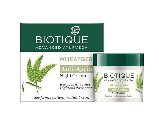 Biotique Wheat Germ Anti- Ageing Night Cream -50g