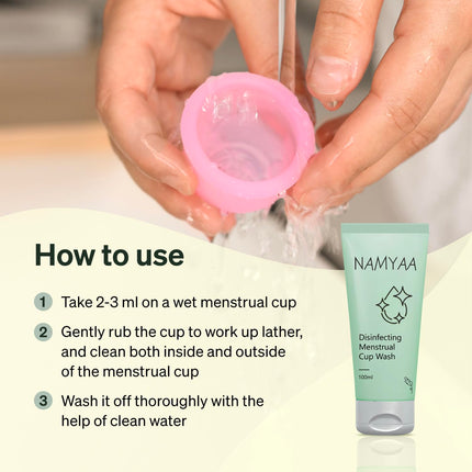 Namyaa Disinfecting Menstrual Cup Wash-100ml