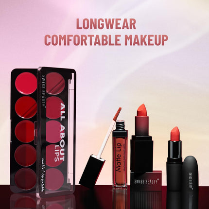 Swiss Beauty All About Lip Palette -12gm