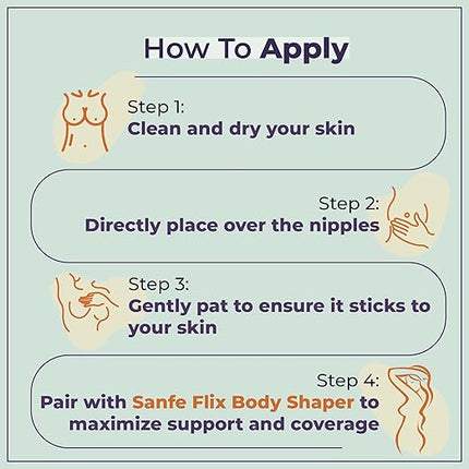 Sanfe Flix Reusable Silicone Nipple Cover - 4 Pieces