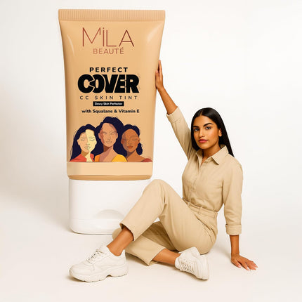 Mila Beauté Perfect Cover Cc Cream With Spf 24+ Butter Cookie-25ml,