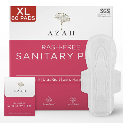 AZAH Rash Free Sanitary Pads XL for Women