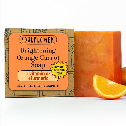 Soulflower Orange Carrot Soap-100g