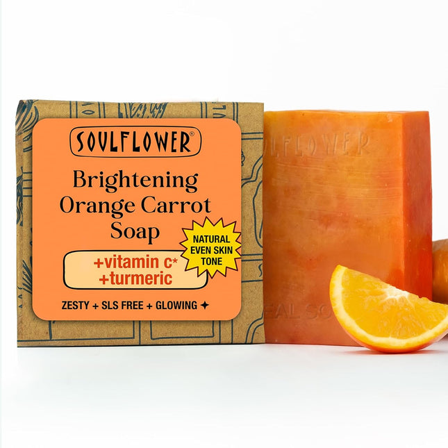 Soulflower Orange Carrot Soap-100g