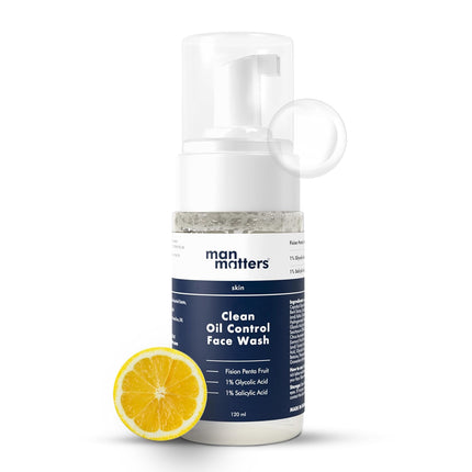 Man Matters 1% Salicylic Acid Face & Beard Wash For Men|120 ml