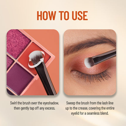 Swiss Beauty Eyeshadow Blending Brush -Silver