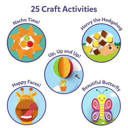 Skillmatics Scissor Skills Activity Book - Snip, 25 Fun Cutting & Creative Activities for Kids Ages 3 to 7
