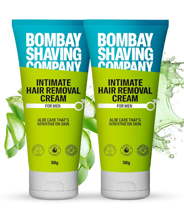 Bombay Shaving Company Intimate Hair Removal Cream 50g Pack of 2