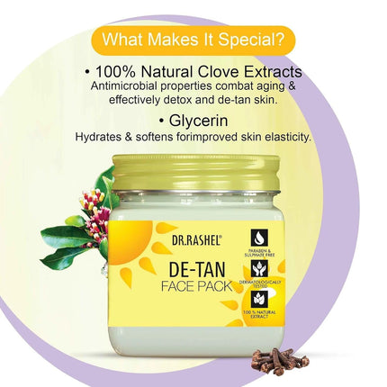 DR.RASHEL De-Tan Face Pack Face & Body (380 Ml)