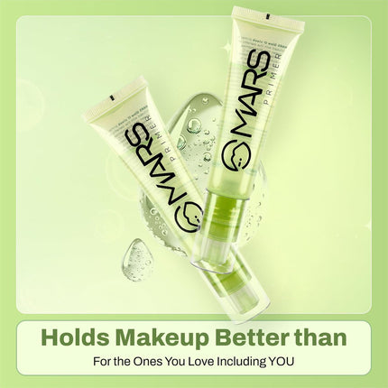 MARS Glow O' Clock Gel Primer for Face Makeup with Green Tea Extracts | Dewy Primer-30ml