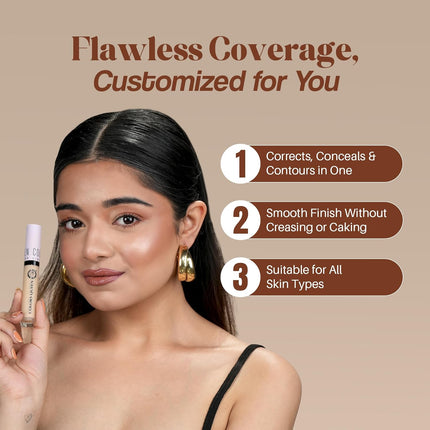 Colors Queen Conceal & Reveal Liquid Concealer with Jojoba Seed Oil