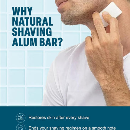 Bombay Shaving Company Shaving Alum Bar - 100g Men