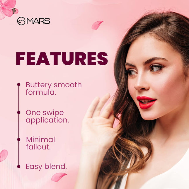 MARS All I Need Makeup And Eyeshadow Powder Kit 9 Eyeshadows With Blusher Bronzer And Highlighter-21.5g