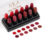 Mila Beauté 12 Creamy Matte Mini Pout Party Lipstick Kit-12g